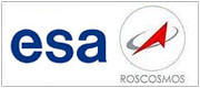 ESA Roscosmos logo.