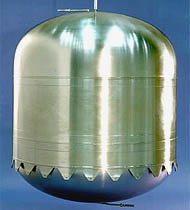 Bipropellant surface tension tank